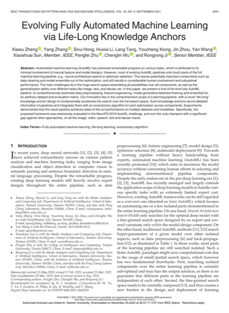 Evolving Fully Automated Machine Learning paper thumbnail
